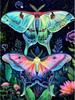 5DDIY Diamond Painted Butterfly Animal Diamond Cross Embroidery Dream Flower Embroidery Landscape Home Wall Decoration