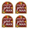 10pcs /Lots Western Cowboys Embroidered Patches Letter Patch Iron On Patches For Clothing Thermoadhesive Patches Jackets Hats Diy 
