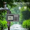 Digital LCD Water Timer 3/4 Inch Thread Automatic Garden Irrigation Controller IPX5 Waterproof Rain Delay Water Saving Valve