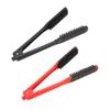 Clamp Hair Brush Straightener Flat Hair Styling Smoothing Tool Anti Static Hollow Vent V Shaped Doub