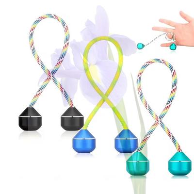 Metall Begleris Fidget Spielzeug Kupfer Sorgenperle Fingerfertigkeit Paracord Stress Extreme Fingerbewegung Stressabbau Spielzeug für Männer Frauen