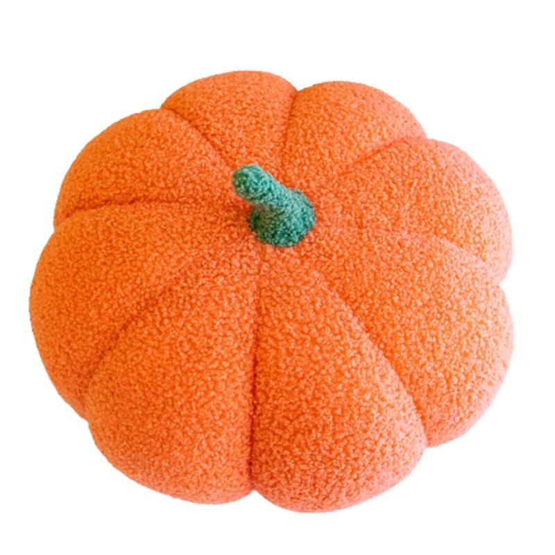 Cute Plush Pumpkin Pillow For Halloween And Home Decoration Soft And Skin-friendly Fabric