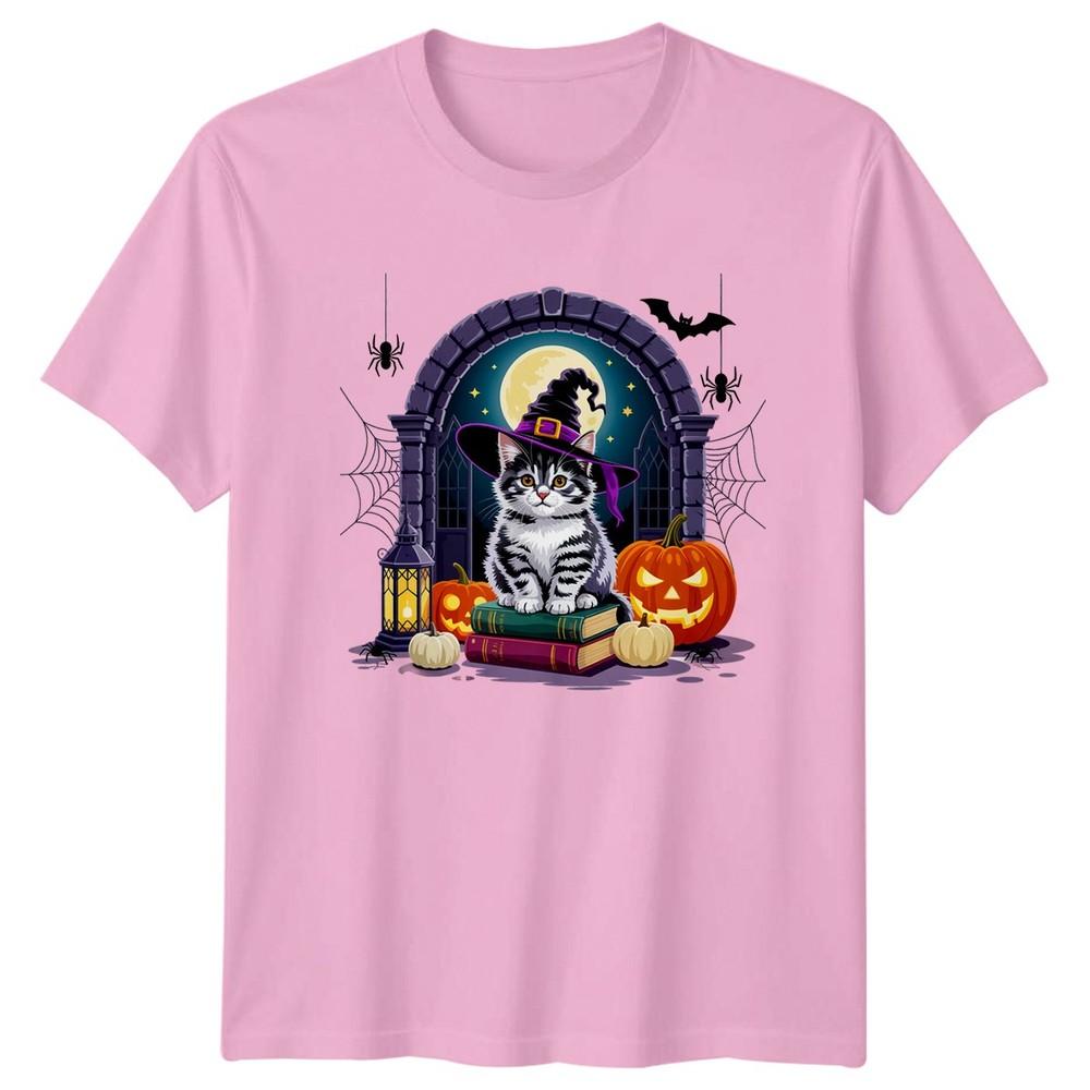 Cute Kitten Witchy Halloween Fun TShirt Witchy Halloween And Her