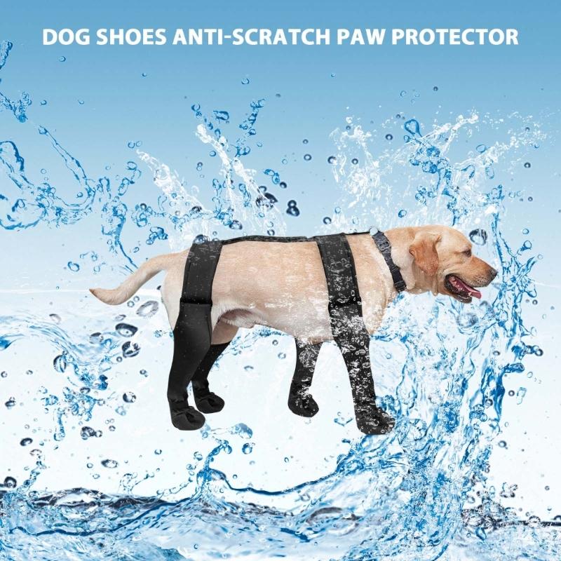 Haustier Hunde Leggings Geeignet für Große, Mittlere und Kleine Hunde Leggings Hosenträger Stiefeletten Winddicht und Wasserdicht Welpe