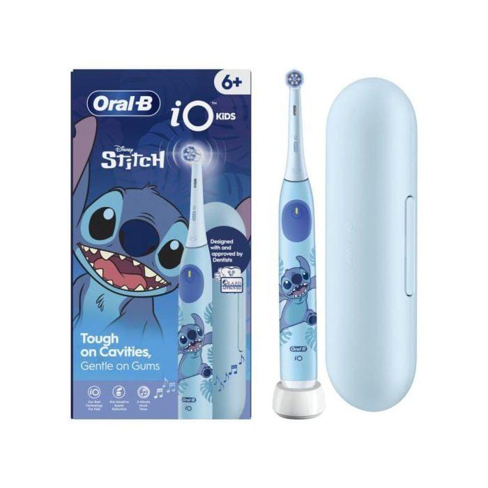 Cepillo Eléctrico Oral-B iO 6+ Kids Azul Recargable Sensor de Presión 3 Modos con Funda