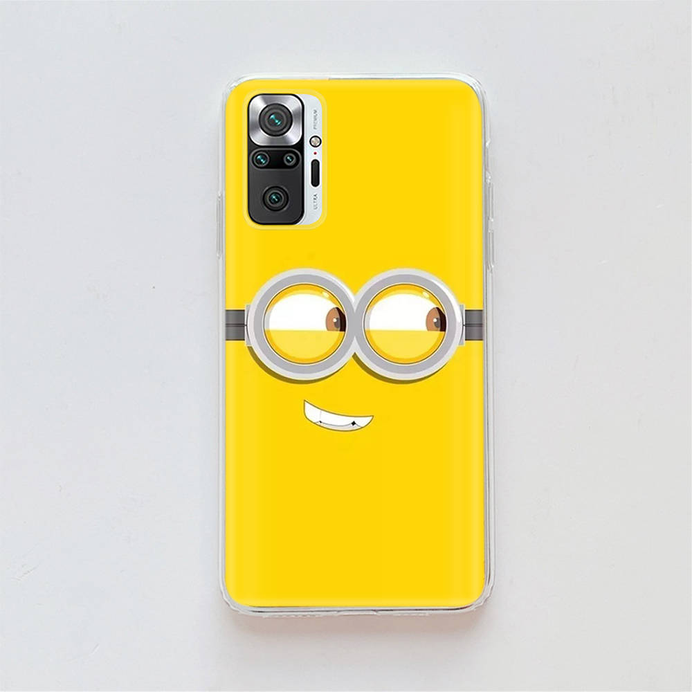 Transparent Case for Samsung A04 A14 A23 A34 A54 M23 M33 M52 M53 Realme Narzo 50 50I 50a Prime C35 C55 C30S 10 9 Pro M-80 Minions