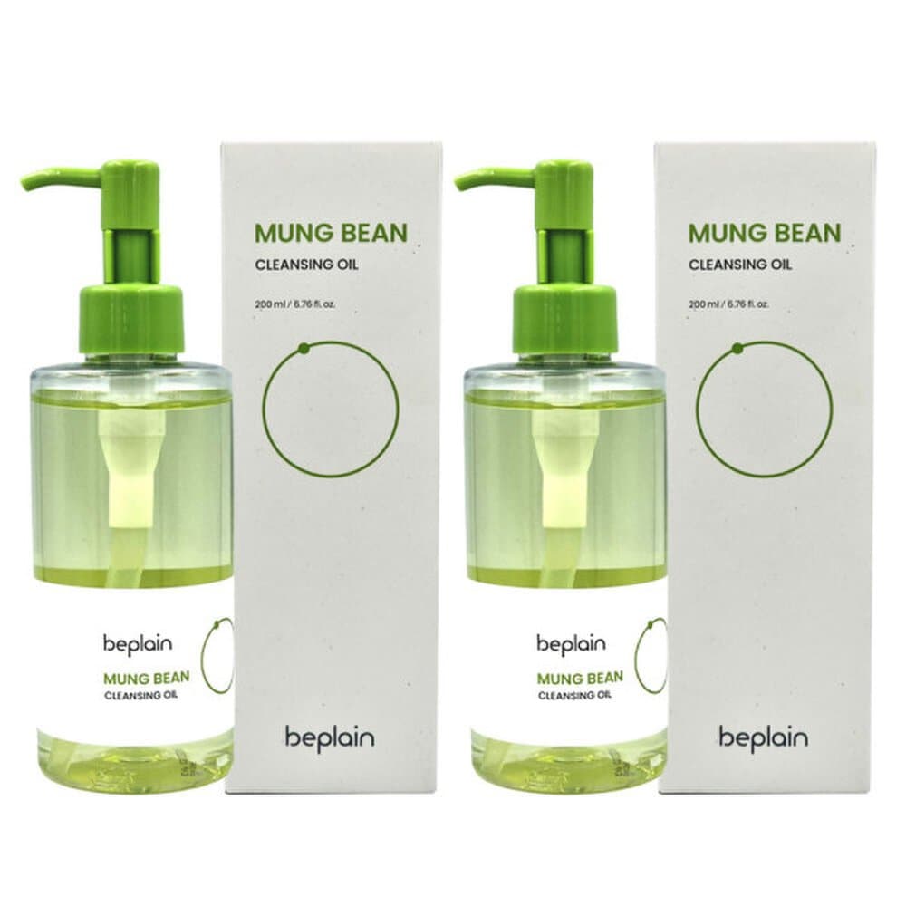 BEPLAIN Mung Bean Cleansing Oil 200ml x2 Refreshing daily cleansing oil