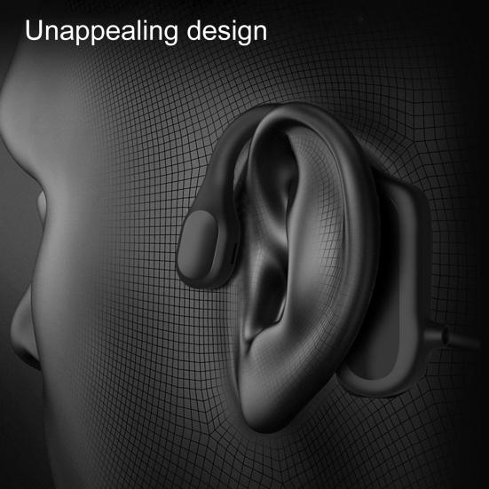 Bluetooth-compatible 5.0 Earphone Ear Hook Bone Conduction Waterproof Wireless Sports Headphone for Mobile Phone