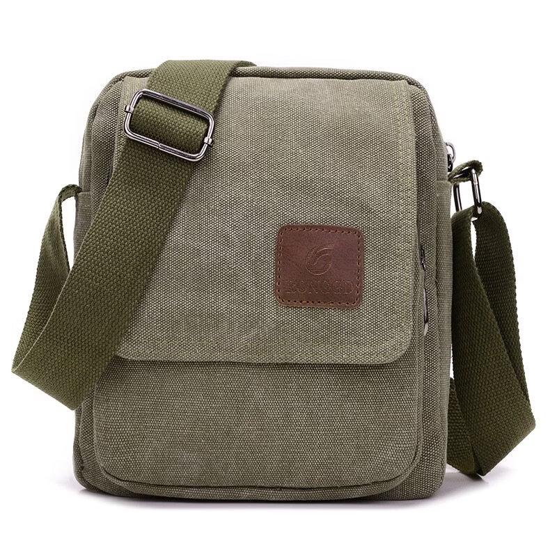 Li Shen Men's Canvas Shoulder & Crossbody Bag