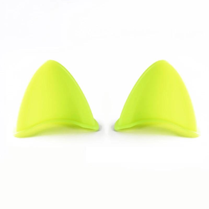 2 Stück (1 Paar) Motorradhelm Teufelshörner Aufkleber Elektroauto Helme Dekoration Kopfbedeckung Cosplay Styling Aufkleber Halloween