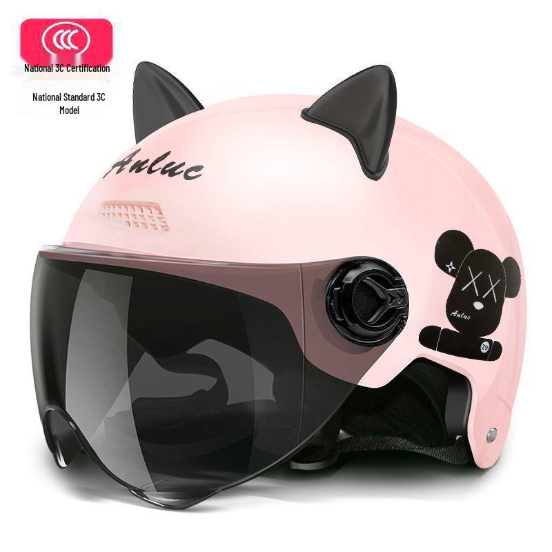 Certified All-Season Electric Motorcycle Helmet for Men and Women, Ideal for Summer Riding, Free Shipping Included