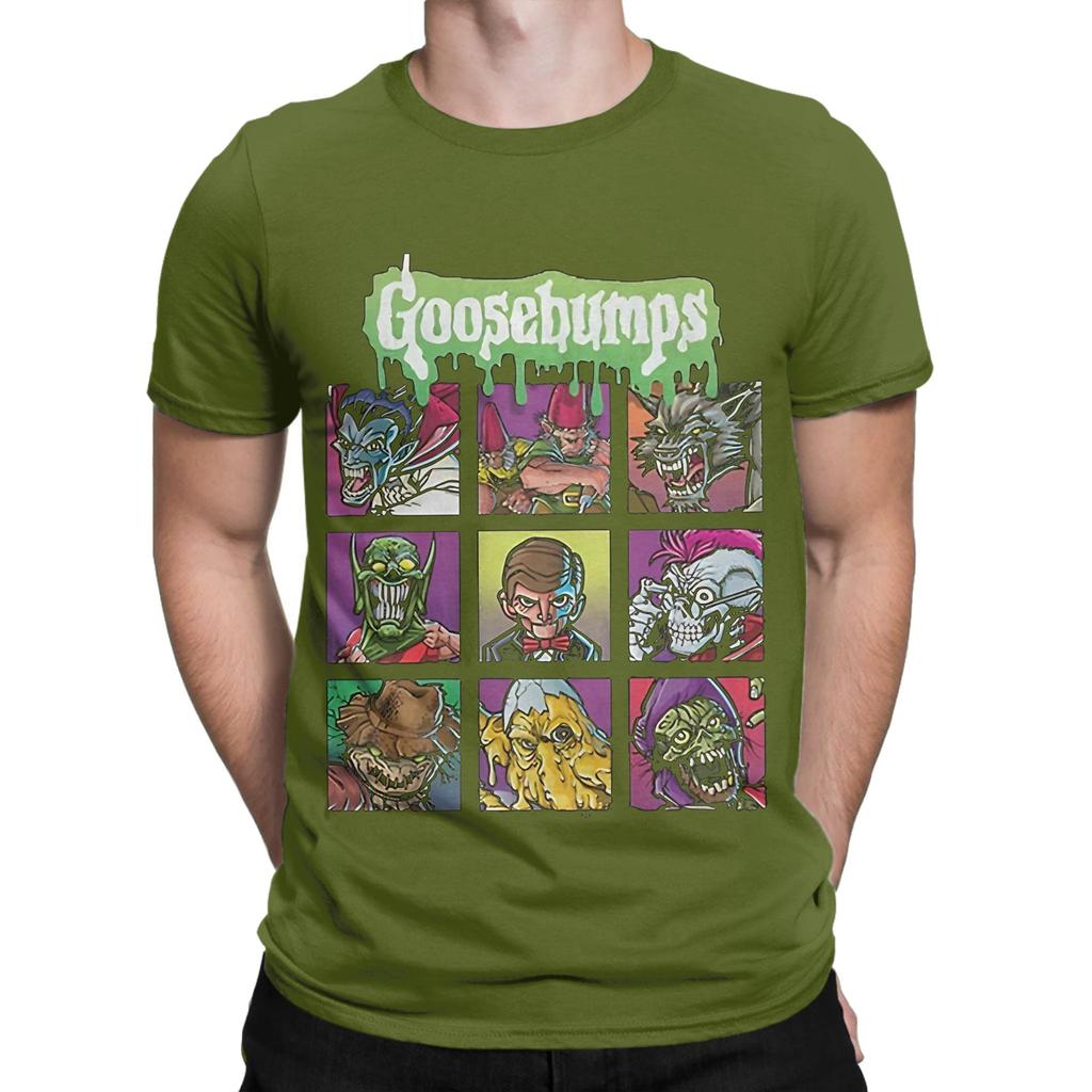 Characters in Goosebump Novelty 100 Cotton TShirt Goosebumps Tees Tops For Unisex