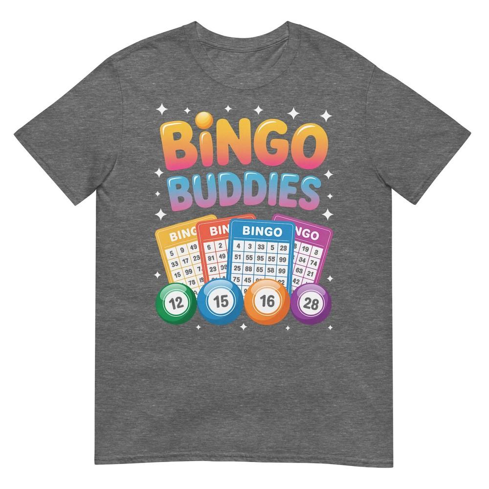 Bingo Buddies Friends Game Lucky Numbers Fun Social Winner TShirt