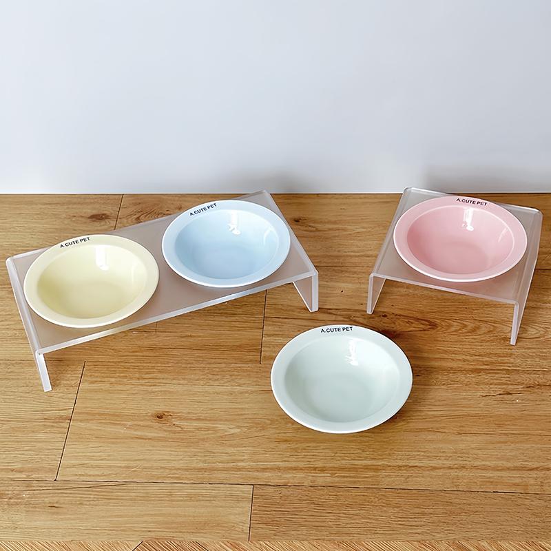 Ceramic Pet Cat Bowl Pet Drinking Water Feeding Bowl Ceramics Cat Food Dog Food Utensils Cat Dog Pet Supplies Accessories