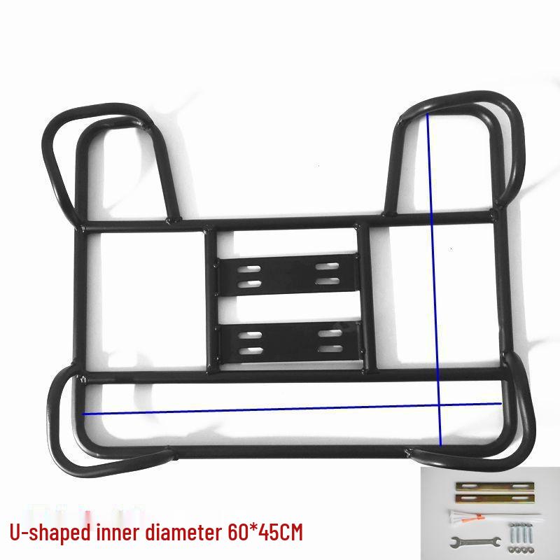 Electric Motorcycle Rear Rack for Food Delivery - Insulated Box Bracket