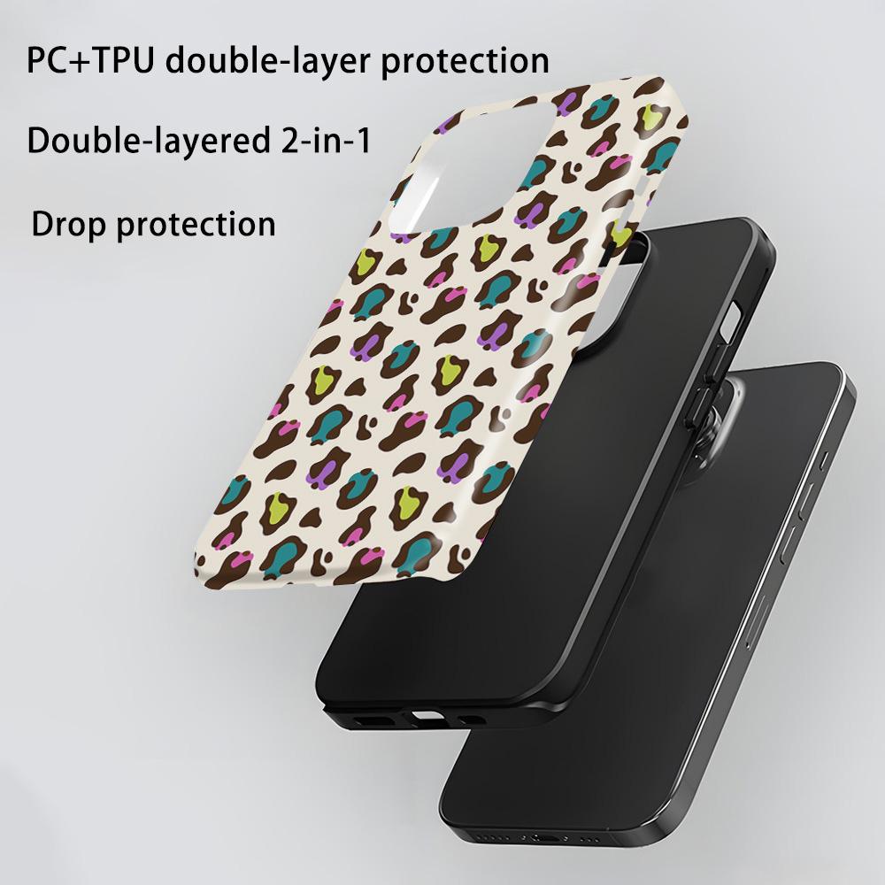 For iPhone 16 Pro Max Case Pattern Design TPU PC Heat Transfer Glossy Phone Cover