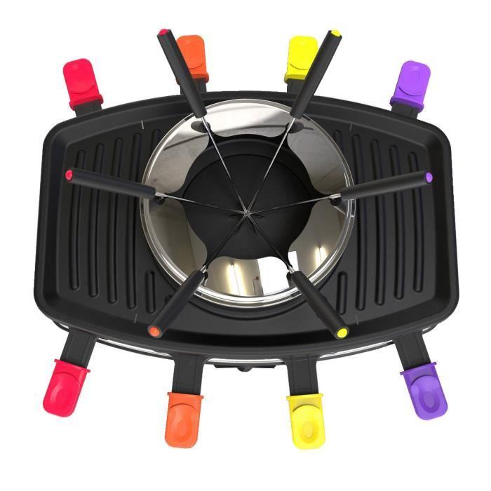 Appareil à raclette FAGOR - FG816 - Raclette / Fondue - Jusqu'à 8 personnes - Thermostat réglable - 1100W