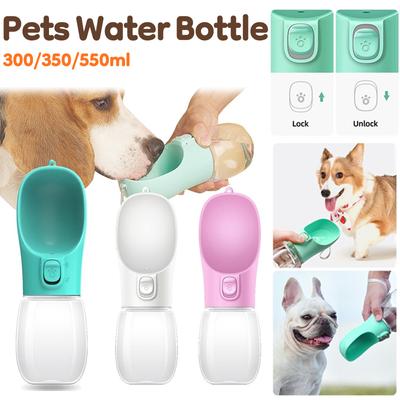 Garrafa de Água Portátil para Cães à Prova de Vazamento para Caminhada ao Ar Livre Tigela de Água para Pets Cães Grandes Pequenos Gatos Copo de Água Universal Suprimentos para Pets