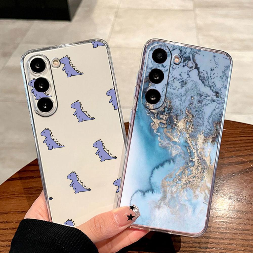 Pink Leopard Phone Case For Samsung Galaxy A56 A16 A17 A07 A06 A37 A57 A32 A22 A26 A36 Marble Artistic Transparent Clear Cover