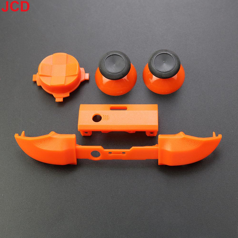

For Xbox Series X S Controller LB RB Button Strip Middle BaffleStrip Cross Direction Keys 3d Analog Joystick Cap D-Pad Button оранжевый