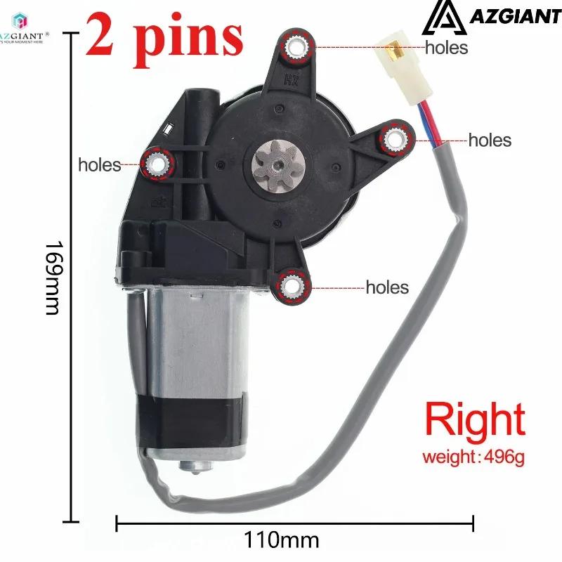 AZGIANT 12V/24V 3 hole 8 gear/teeth electric car Window lifter motor Power Windows Motor Regulator Left/ right torx pinion