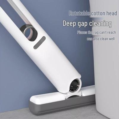 Compact Folding Handheld Mini Mop for Kitchen Table Cleaning - Absorbent, Hands-Free Design