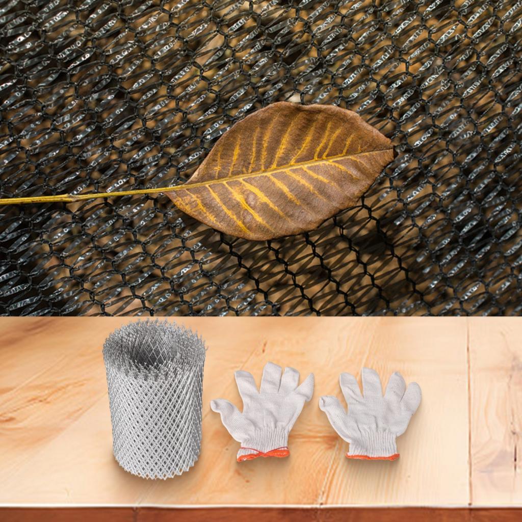 Aluminum Gutter Protection Net Cover for Leaf and Debris Prevention