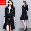 trench coat women's medium and long models, new models in spring and autumn, popular temperament, fashionable atmosphere, British style coat, women's
