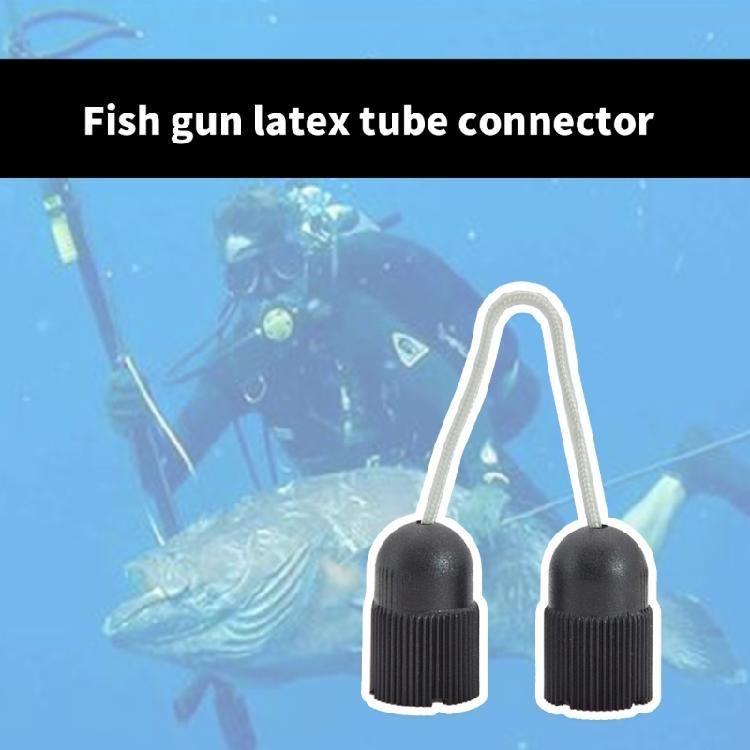 Wishbone Latex Tube Adapter Fishing Supply Spearfishing Connector Fishing Tool Connection Accessories