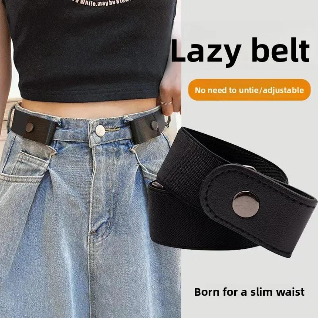 1-10PCS Buckle Free Comfortable Elastic Belt for Women Men Buckle Less No Bulge No Hassle Invisible Belts Stretch Waistband