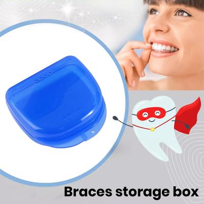 1 pezzo/2 pezzi scatola di immagazzinaggio per protesi varie forme custodia per bretelle ecologica in PP portatile facile da usare in modo sicuro