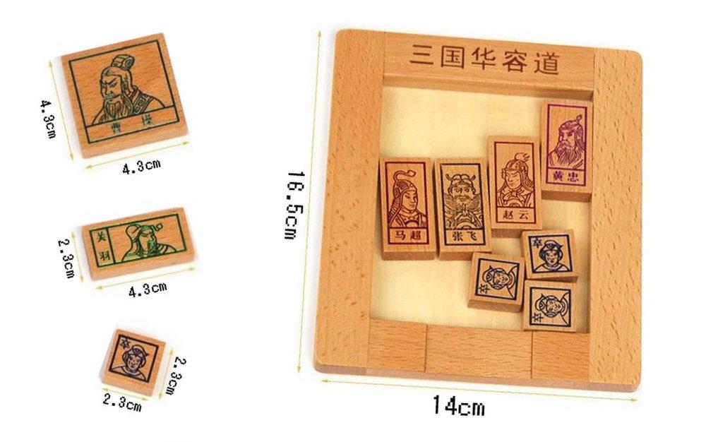 MIFO Romance of the Three Kingdoms Puzzle Escape Game Huaryong Dao Box Girl Traditional Puzzle Cao Cao Zhang Fei Guan Yu Wooden Educational Toy That