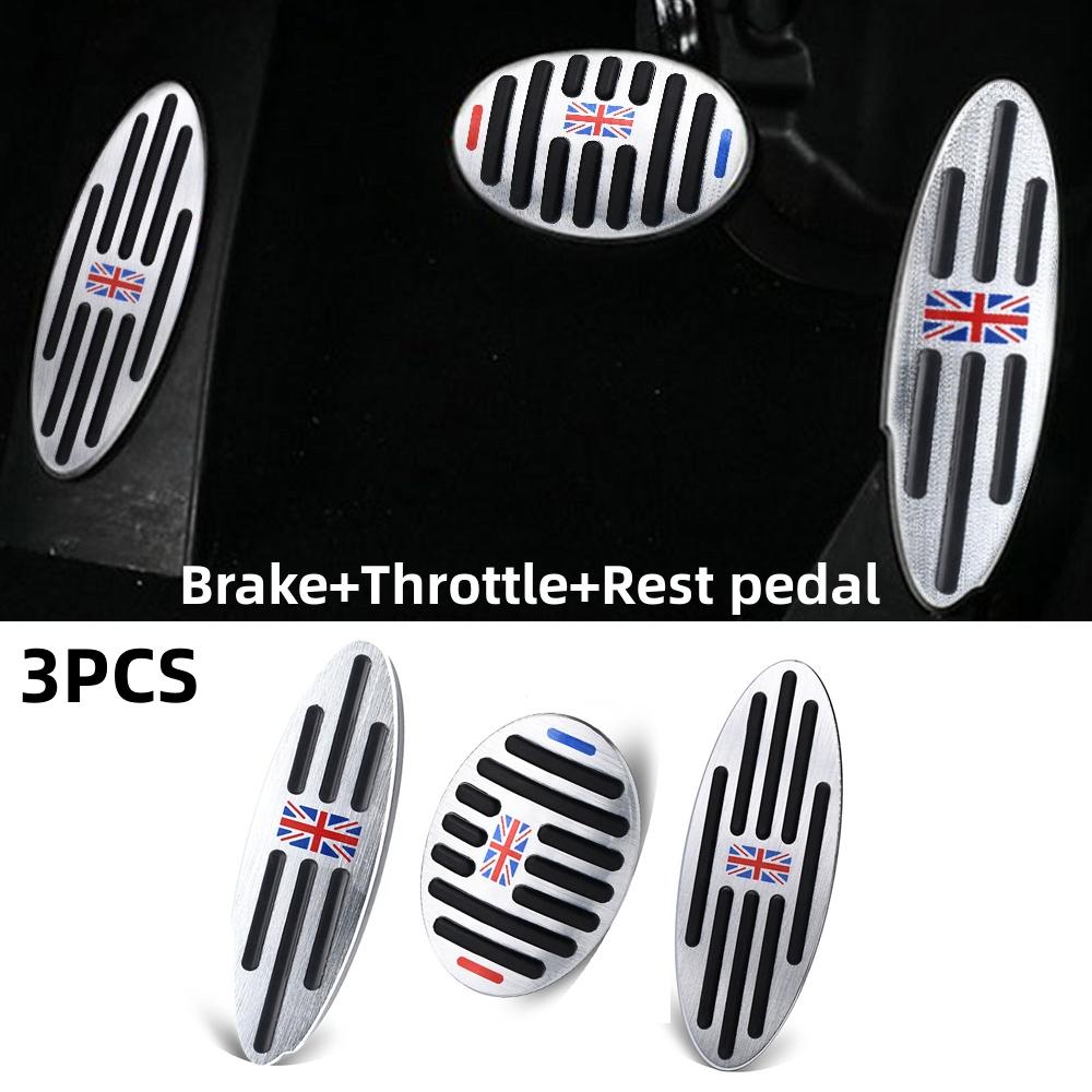 Auto Footrest Pedal Cover For MINI Cooper Countryman Accessories F60 R60 Clubman F54 R55 One R50 R53 R61 F55 F56 Automatic Gear