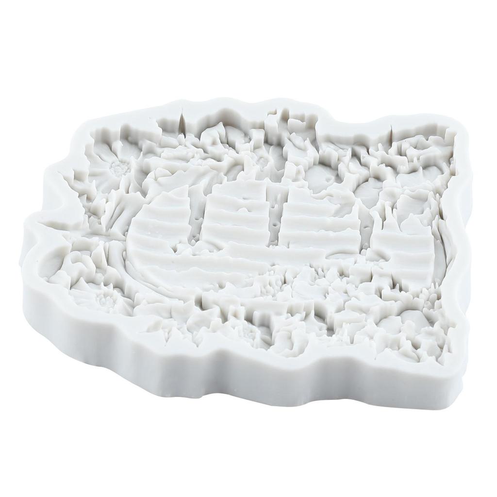 Fairy Garden House Silicone Molds Wooden Door Fondant Mold Cake Decorating Tools Cupcake Topper Candy Chocolate Gumpaste Mold