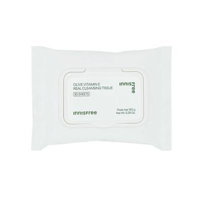 Toallitas Limpiadoras Reales de Vitamina E de Oliva 30 Toallitas | Toallitas Desmaquillantes Nutritivas con Aceite de Oliva