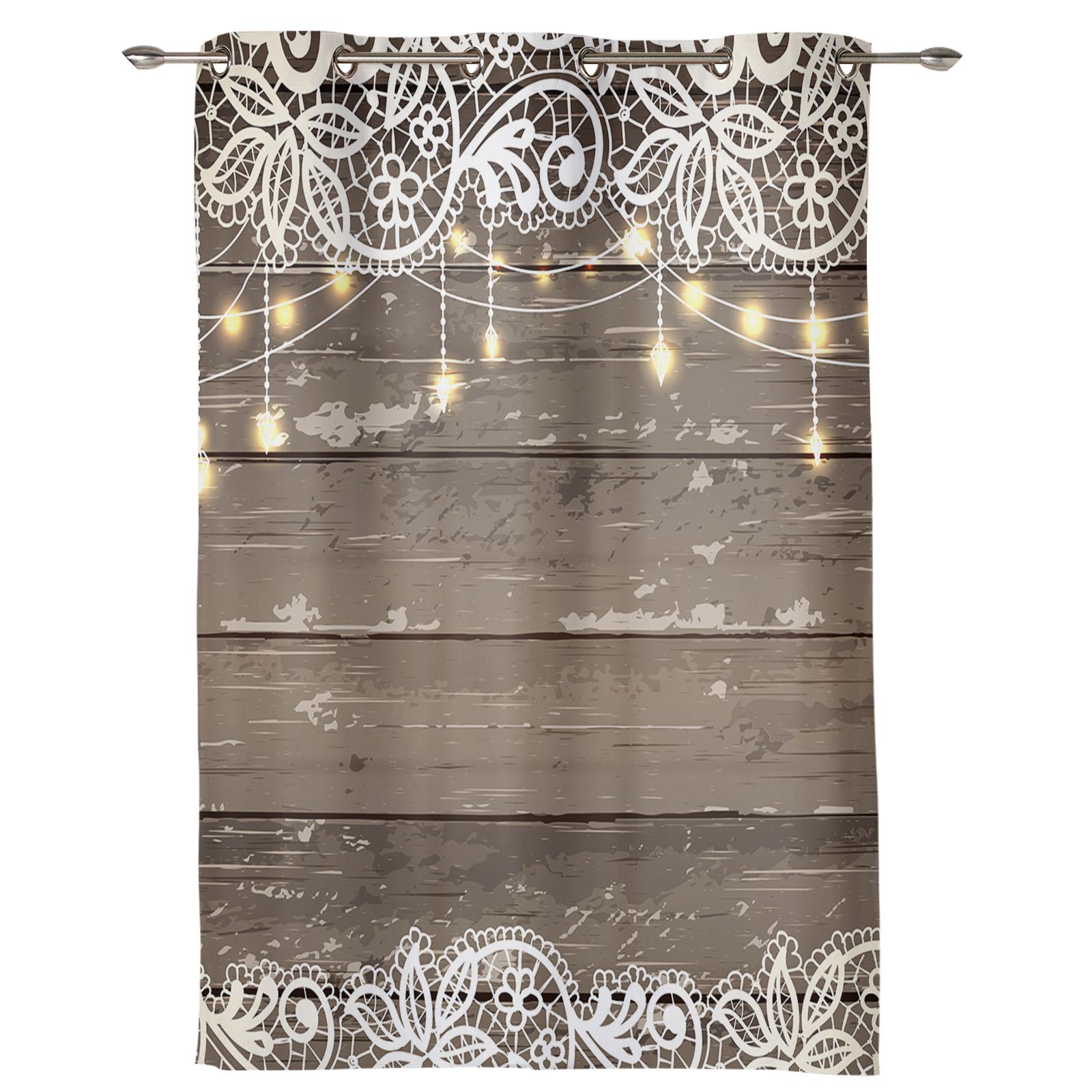 

Мягкие узоры котов фигурки оконные шторы Декор для гостиной Шторы для спальни Роскошный домашний декор плоское окно 135W x 60H(cm)