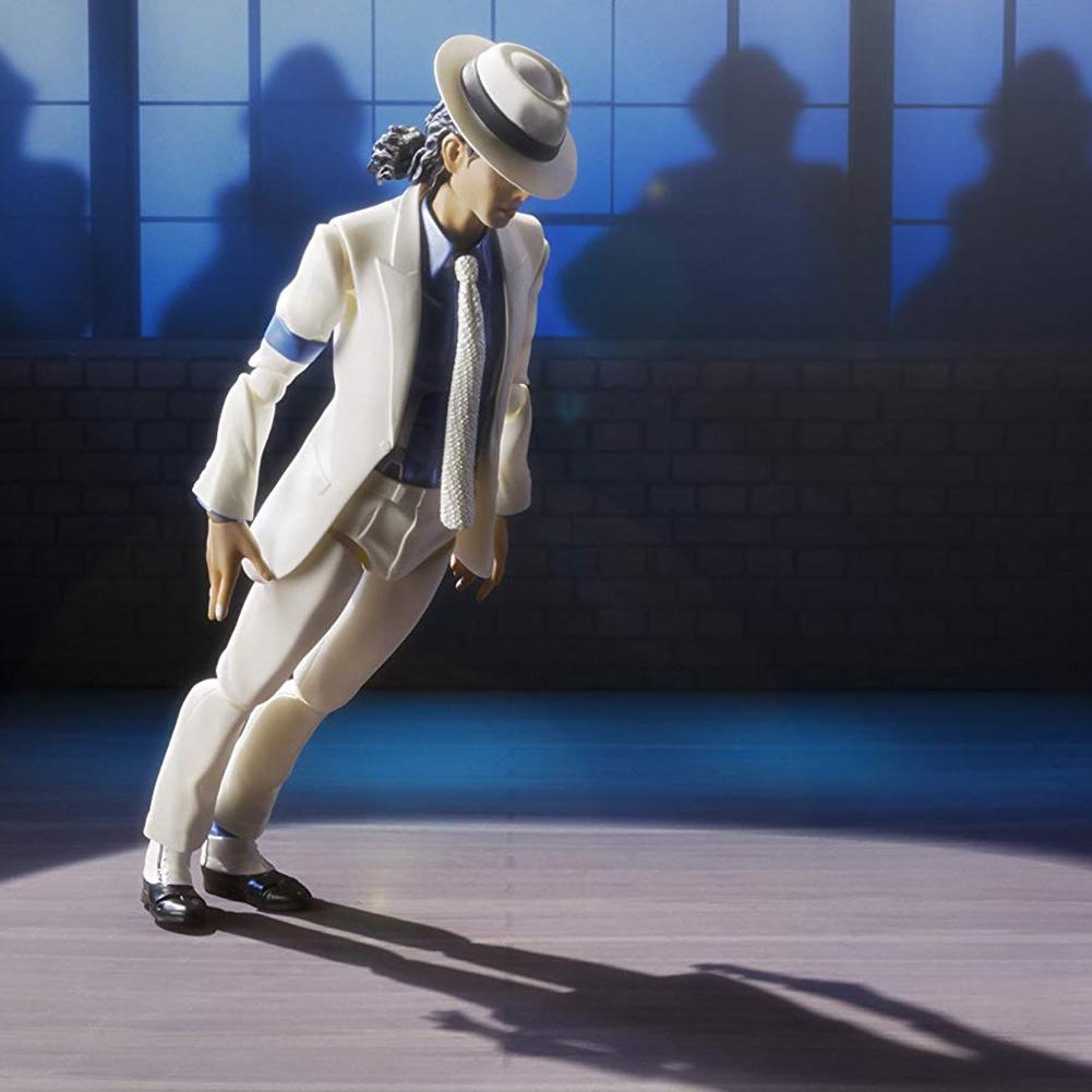 Figura de acción Moonwalk Beat de Michael Jackson, figura de acción Moonwalk de Smooth Criminal en PVC