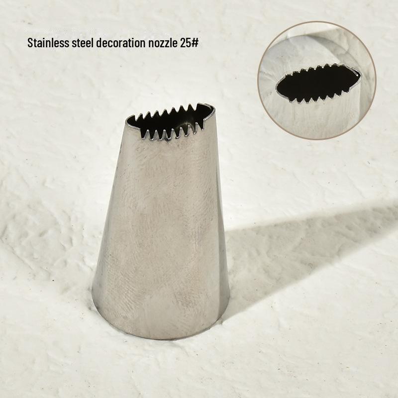 Nerezová sada na zdobení krémovým lepidlem pro DIY pečení a zdobení dortů