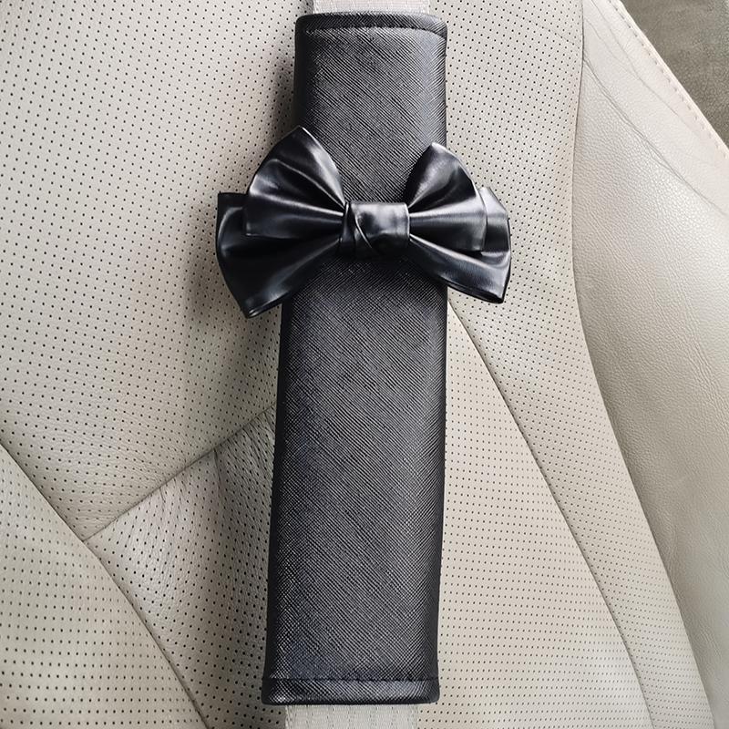 1/2pcs Flower Shoulder Pad Car Seat Belt Small Interior Decoration Protection Cartoon Creative Insurance Cover Car Accessories