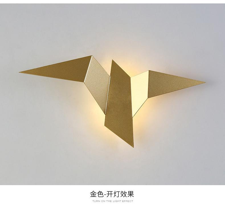 New Nordic LED Bird Wall Lamps Bedroom Decor Wall Lights Indoor Modern Lighting For Home Stairs Bedroom Bedside Light Fixtures