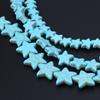 Energy Natural Stone Beads, Bohemian Style Star Blue Turquoise Loose Spacer Beads for Jewelry Making DIY Christmas Gifts Crafts Beading 38cm