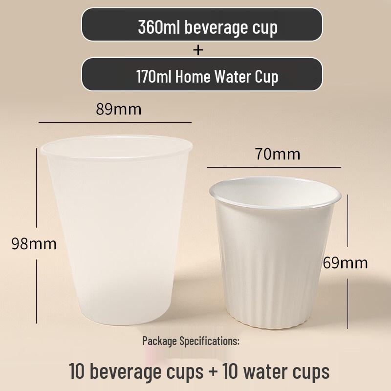 Thickened Rice Husk Disposable Cups