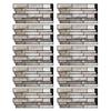 Wall Renovation Stickers Peel And Stick Backsplash, 3D Brick Panels, Self Adhesive Heat Resistant Stove Cover Tile, Faux Stone Wallpaper, On