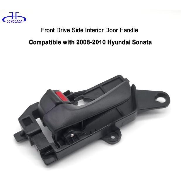 Front Left Drive Interior Door Handle For Hyundai Sonata 2008 2009 2010 826103K520HZ,Black