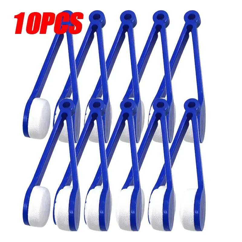 

10pcs Portable Multifunctional Glasses Cleaning Rub Eyeglass Sunglasses Spectacles Microfiber Cleaning Brushes Wiping Tools