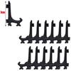 2/20PCS Dish Plate Racks Folding Bowl Plate Picture Stand Storage Holder Plastic Dish Bowl Plate Holder Kitchen Accessories