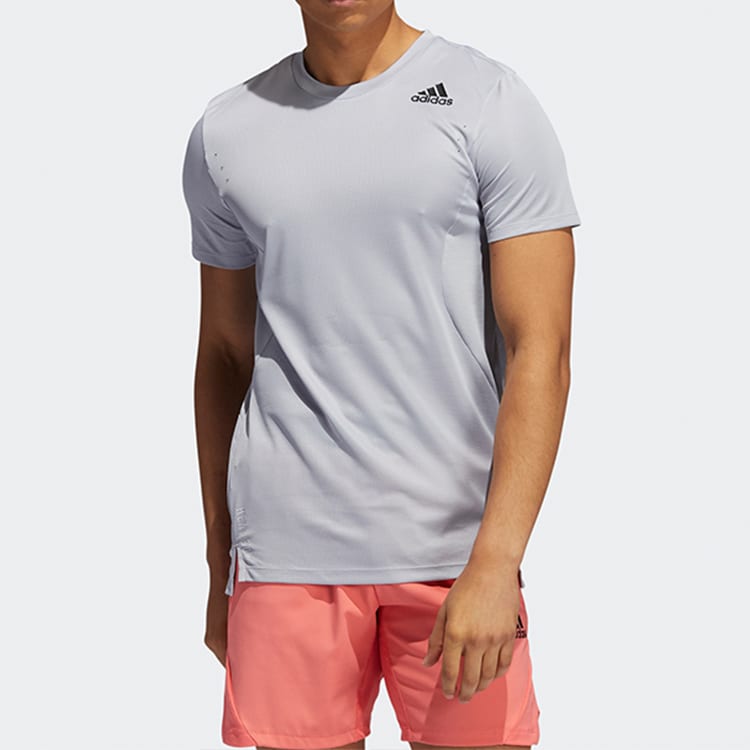 adidas T Shirt Men's Light Gray GL7295