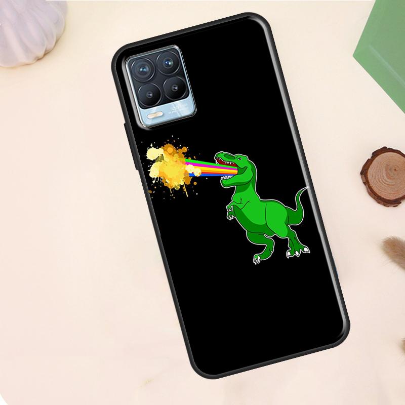 

T Rex Gay Pride Dinosaur Case For Realme 15 Pro GT7 GT6 C75 C65 C67 C61 C53 C55 C51 C35 C63 C71 11 12 13 14 Pro Plus Realme C75 4G