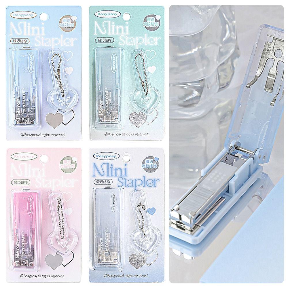 Durable 40 Sheet Capacity Stapler High Appearance Level Gradient Color Paper Binding Tools 10# Mini Office Supplies