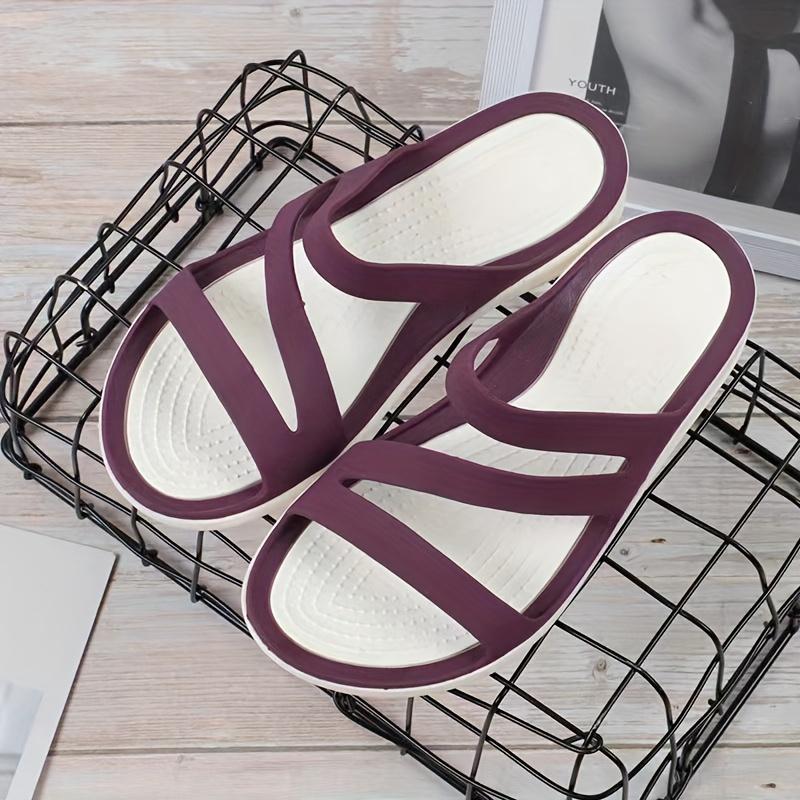 Women's Perforated Breathable Flat-bottom Casual Sports Slippers